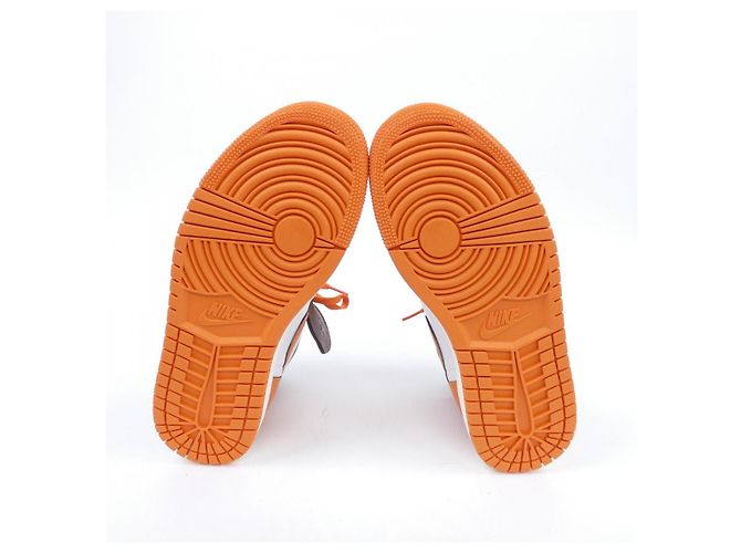 Autre Marque Sneakers Nike JORDAN Bianco Arancione - vista 4