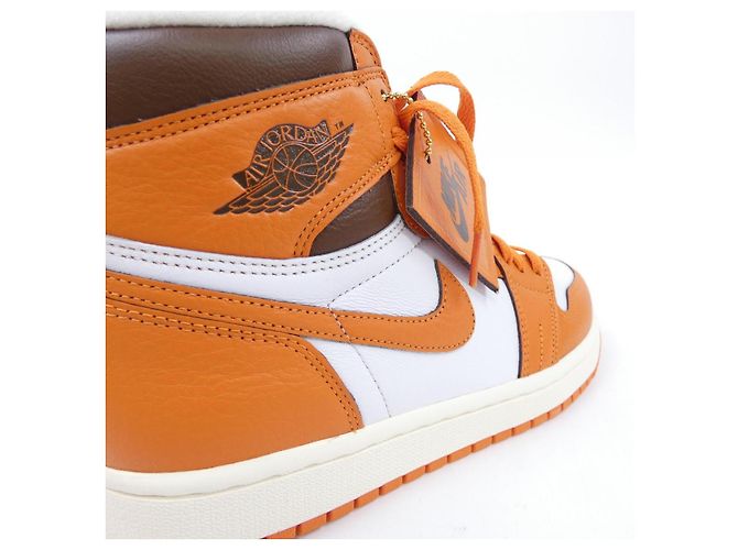 Autre Marque Sneakers Nike JORDAN Bianco Arancione - vista 6