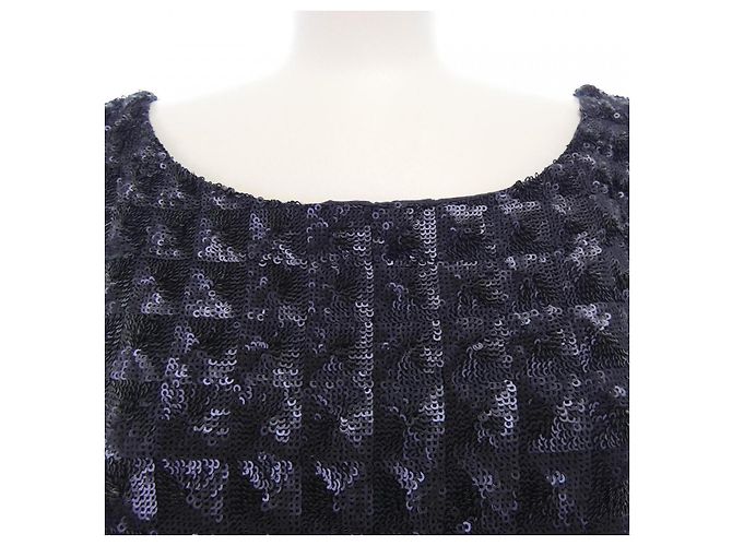 Chanel Kleid Blau Marineblau - Ansicht 4