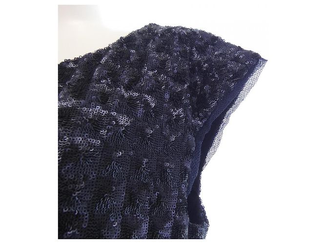 Chanel Kleid Blau Marineblau - Ansicht 5
