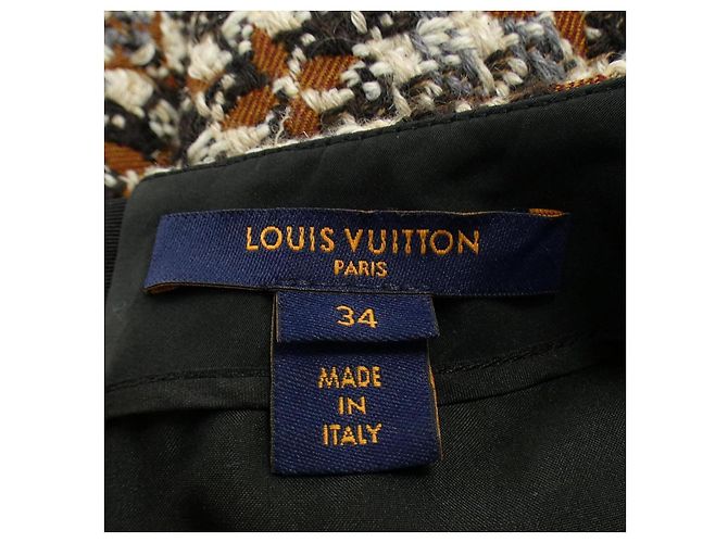 Abito in misto cashmere Louis Vuitton Marrone - vista 4