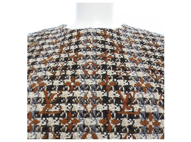 Abito in misto cashmere Louis Vuitton Marrone - vista 5