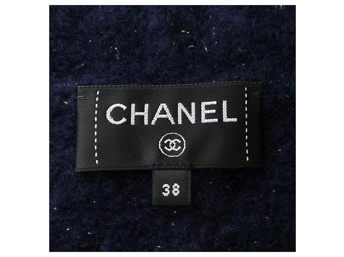 Timeless Cárdigan de mezcla de cachemira Chanel Azul Azul marino - vista 4