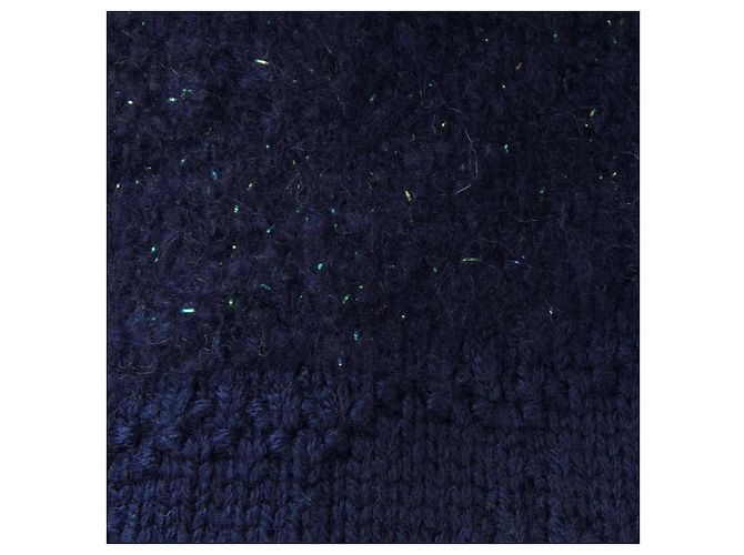 Timeless Cárdigan de mezcla de cachemira Chanel Azul Azul marino - vista 9
