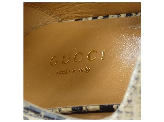 Botas altas Gucci Negro Beige - vista 6