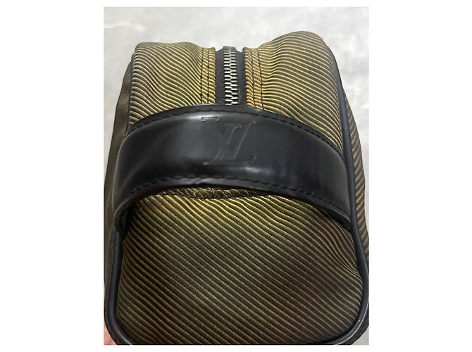 Beauty case in tela Monogram Louis Vuitton Marrone Gold hardware - vista 4