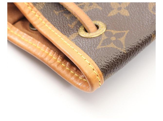 Zaino Montsouris MM Louis Vuitton Marrone Monogramma - vista 8