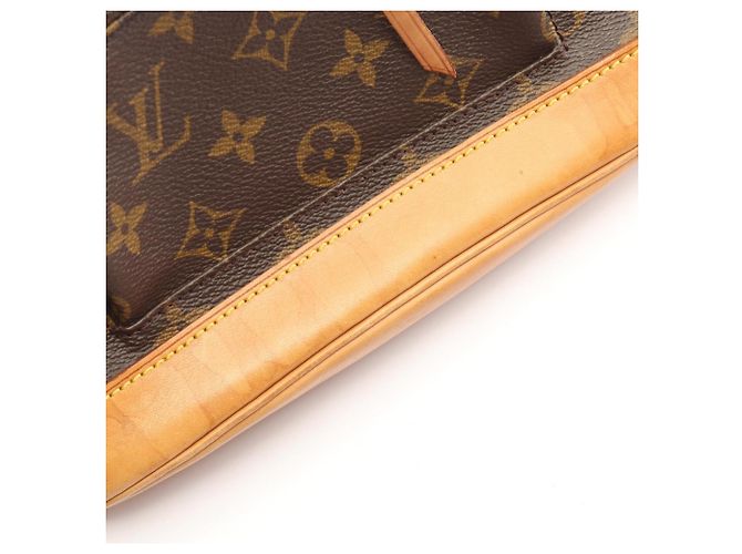 Zaino Montsouris MM Louis Vuitton Marrone Monogramma - vista 9