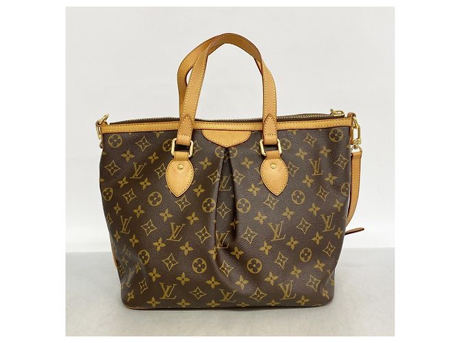 Borsa Louis Vuitton Monogram Palermo PM Marrone - vista 11