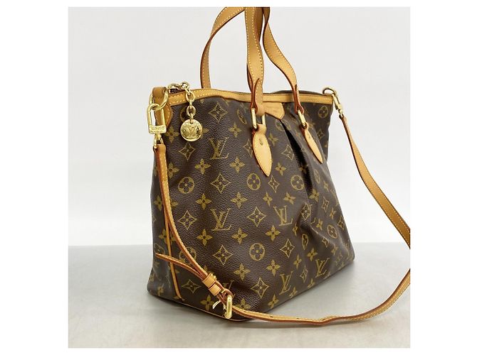 Borsa Louis Vuitton Monogram Palermo PM Marrone - vista 2