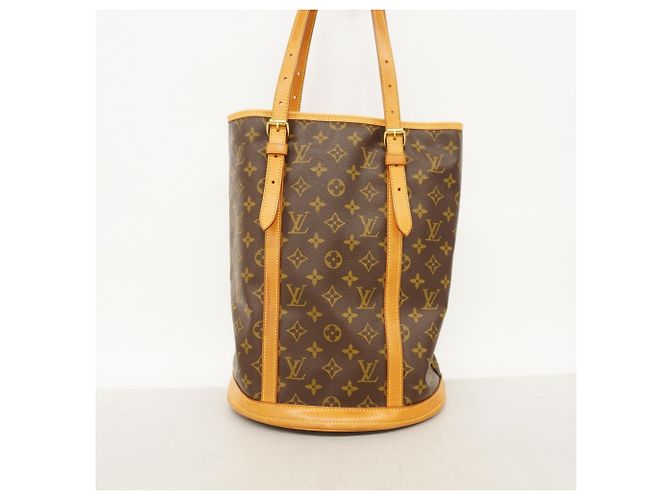 Borsa Tote Monogram Bucket GM Louis Vuitton M42236 Marrone - vista 12