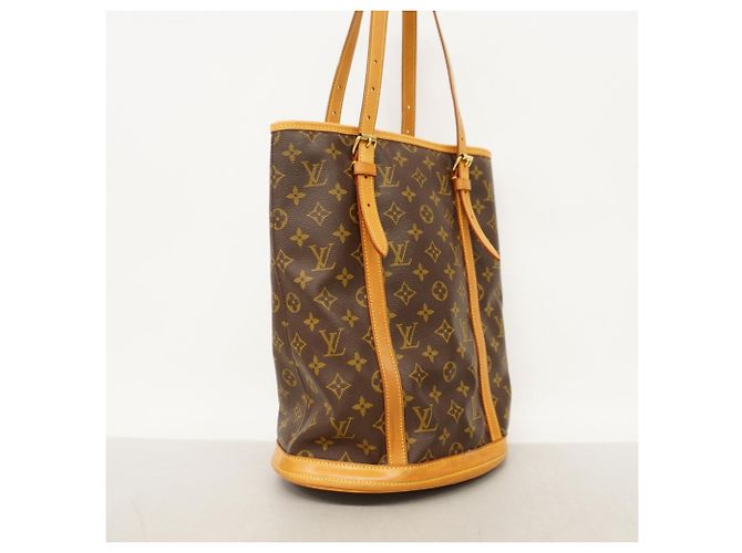 Borsa Tote Monogram Bucket GM Louis Vuitton M42236 Marrone - vista 2
