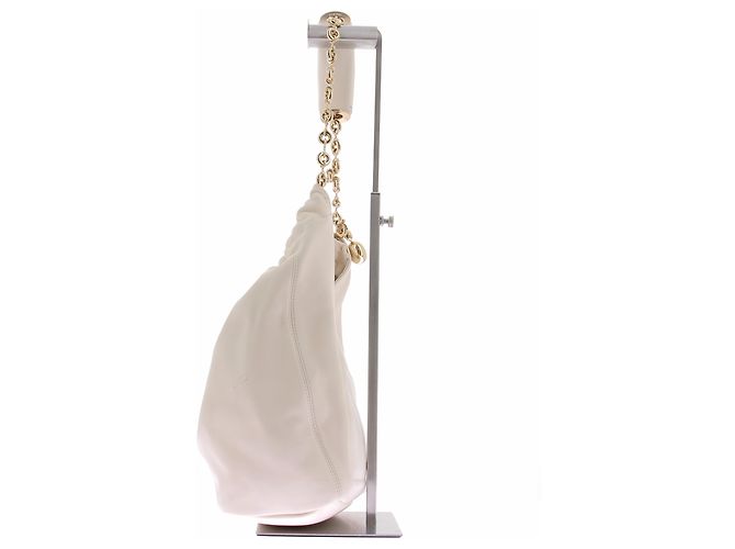 Loewe Squeeze bag beige leather - view 4