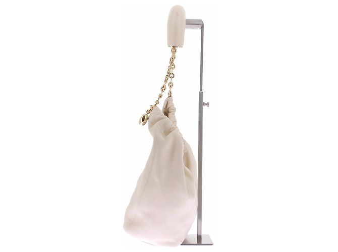 Loewe Squeeze bag beige leather - view 5