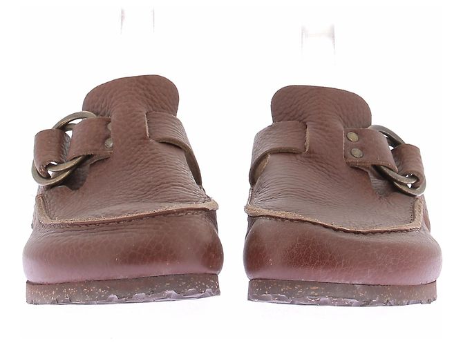 Birkenstock Mules fermés cuir marron - view 4