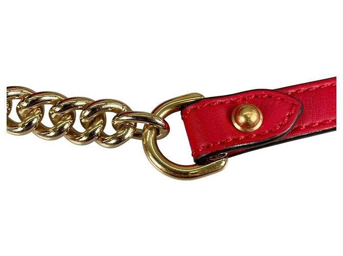 Borsa a Spalla Gucci GG Apple Padlock Rosso Multicolore Beige - vista 11
