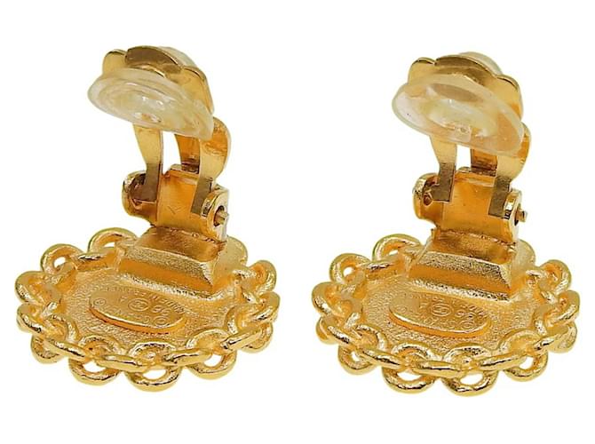 Orecchini Clip Coco Mark di Chanel D'oro - vista 3