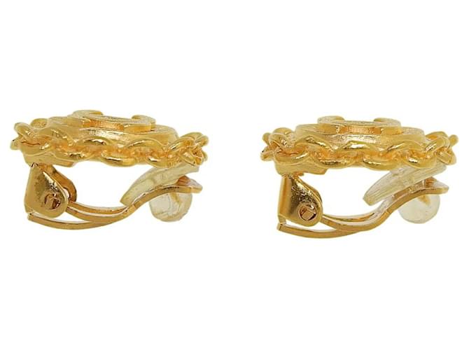 Orecchini Clip Coco Mark di Chanel D'oro - vista 4