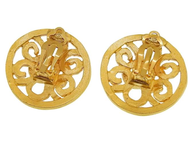 Orecchini Clip Coco Mark di Chanel D'oro - vista 2