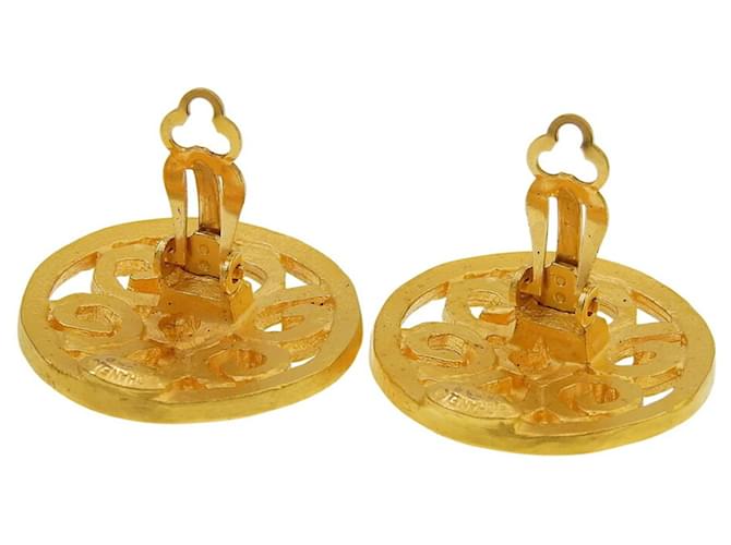 Orecchini Clip Coco Mark di Chanel D'oro - vista 3