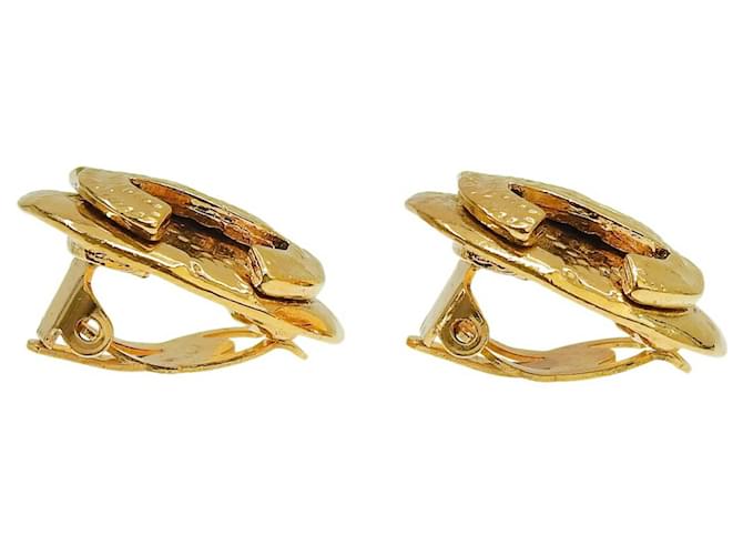 Orecchini Clip Coco Mark di Chanel D'oro - vista 4