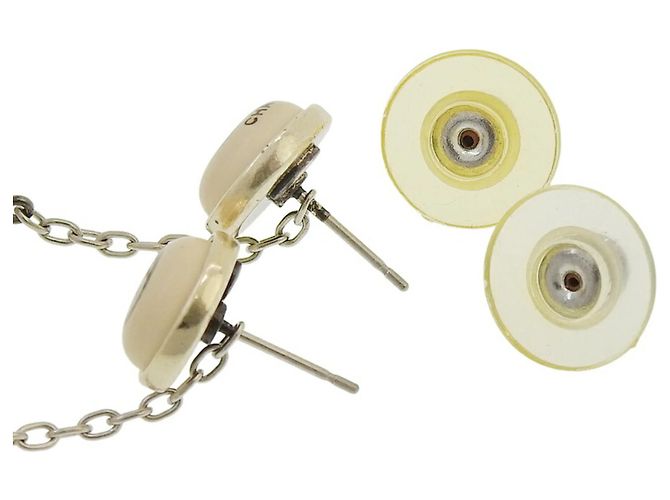 Chanel Coco Mark Ohrringe 00T Dancing Braun Roh - Ansicht 4