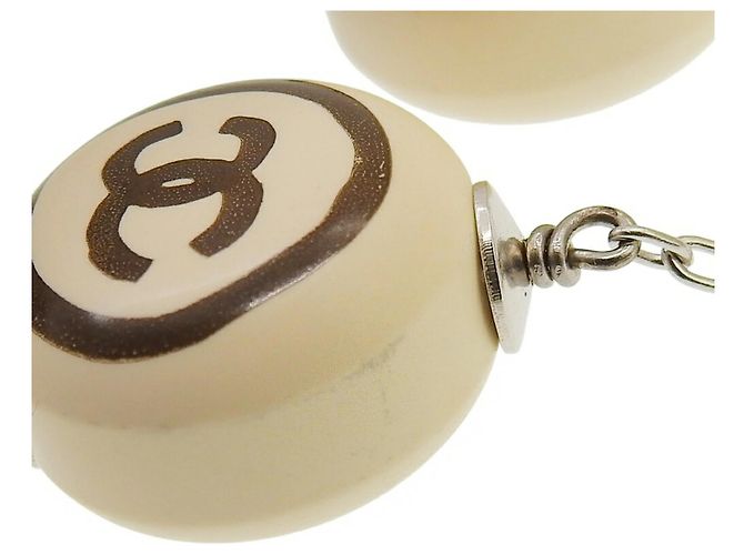 Chanel Coco Mark Ohrringe 00T Dancing Braun Roh - Ansicht 5
