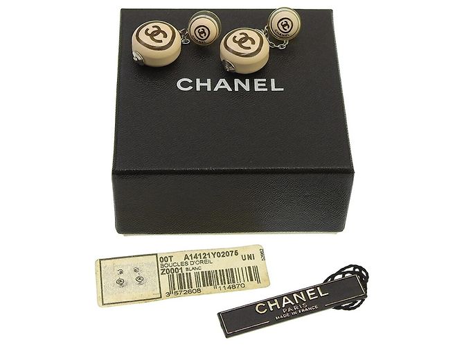 Chanel Coco Mark Ohrringe 00T Dancing Braun Roh - Ansicht 8