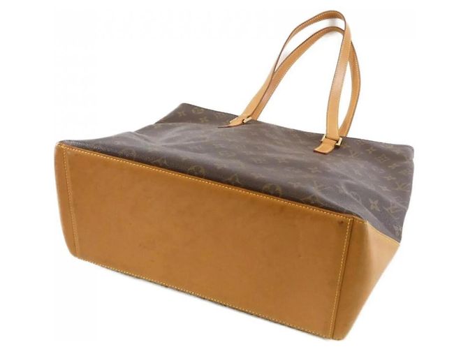 Borsa Louis Vuitton Monogram Cabas Mezzo Marrone - vista 2