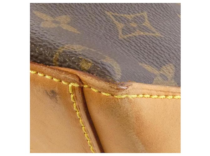 Borsa Louis Vuitton Monogram Cabas Mezzo Marrone - vista 3