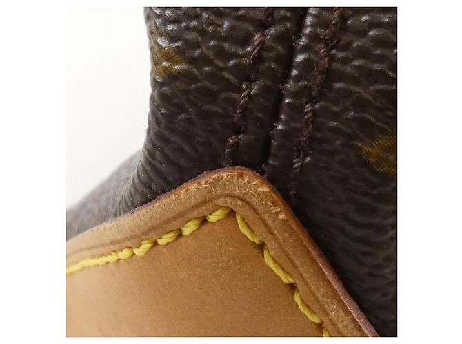 Borsa Louis Vuitton Monogram Cabas Mezzo Marrone - vista 4