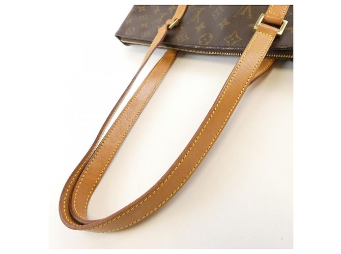 Borsa Louis Vuitton Monogram Cabas Mezzo Marrone - vista 8
