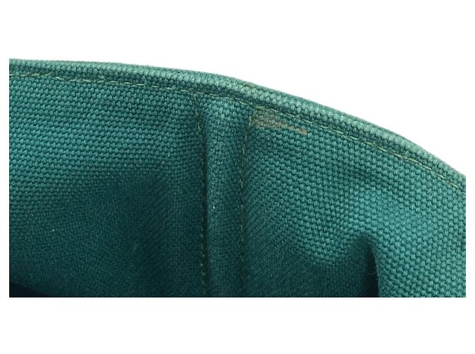 Borsa a mano Prada Canapa 2 in 1 Verde - vista 12