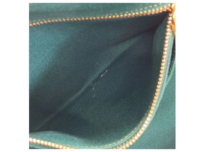 Borsa a mano Prada Canapa 2 in 1 Verde - vista 13