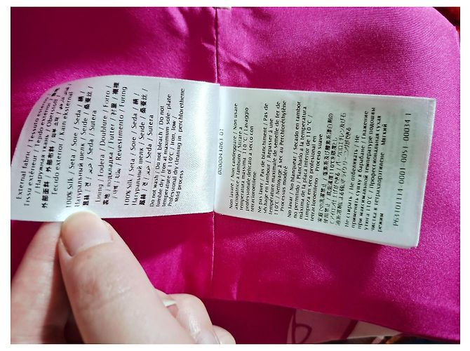 Valentino Garavani Top corto de seda con estampado de leopardo Blanco Fucsia - vista 9