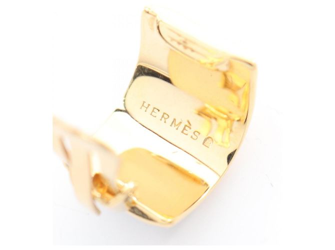 Orecchini a clip in smalto cloisonné Hermès Blu D'oro Verde - Ansicht 3