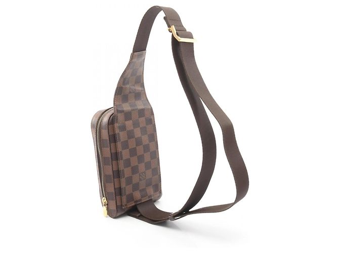 Borsa a vita Geronimos Louis Vuitton Marrone Damier ebene - vista 2