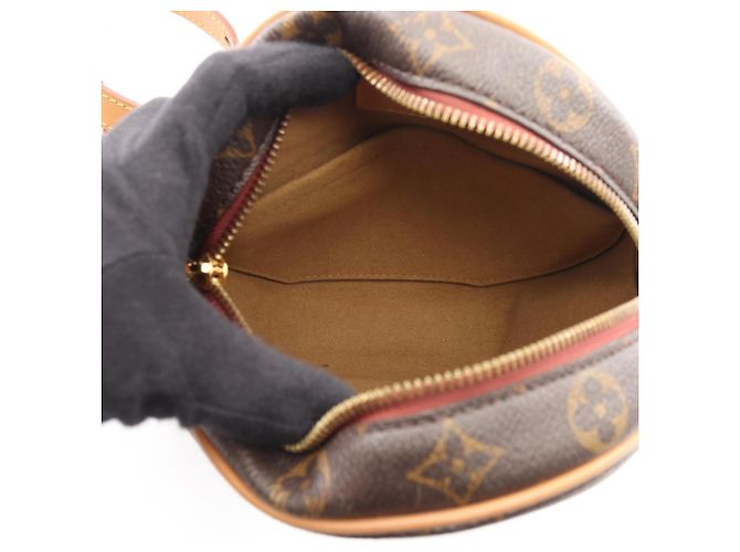 Borsa a Spalla Boite Chapeau Souple PM Monogramma Louis Vuitton Marrone - vista 3