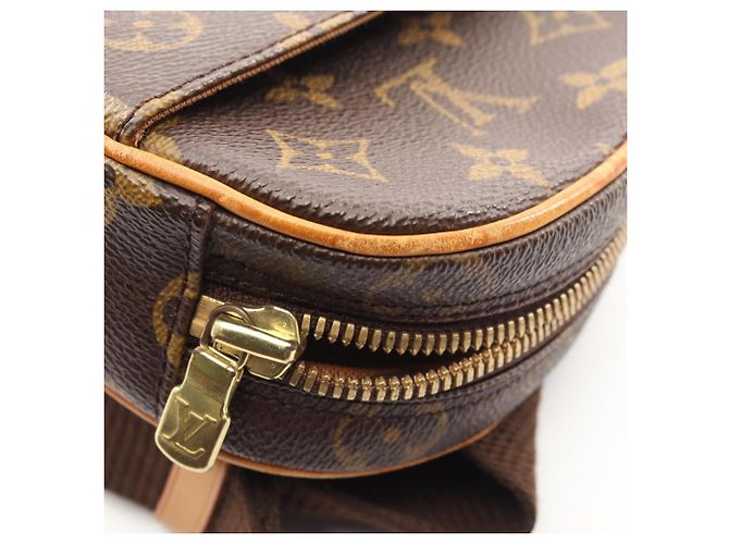 Borsa a vita Pochette Gange Louis Vuitton Marrone Monogramma - vista 7