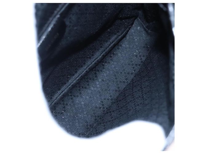 Gucci Vintage Bamboo Patent Mini Nero - vista 5