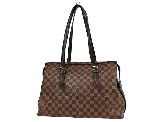 Borsa Chelsea Damier Louis Vuitton Marrone - vista 2