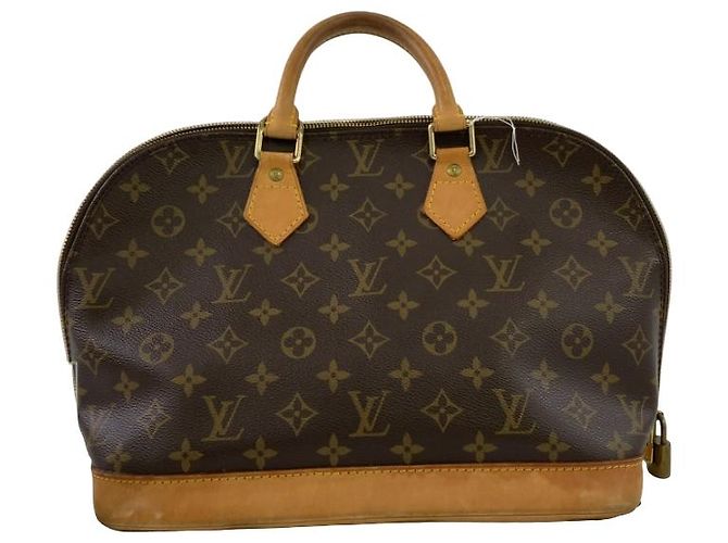 Bolsa Alma Louis Vuitton em lona Monogram MM Marrom - vista 2