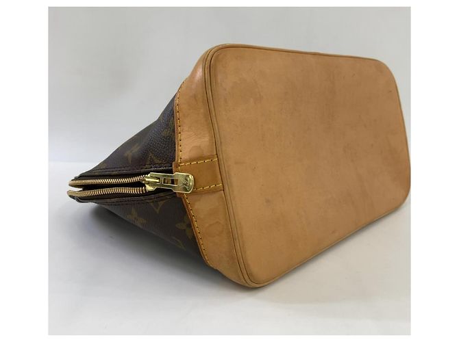 Bolsa Alma Louis Vuitton em lona Monogram MM Marrom - vista 4