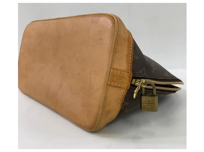 Bolsa Alma Louis Vuitton em lona Monogram MM Marrom - vista 5