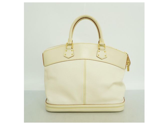Borsa Lockit MM Suhali di Louis Vuitton Bianco - vista 12
