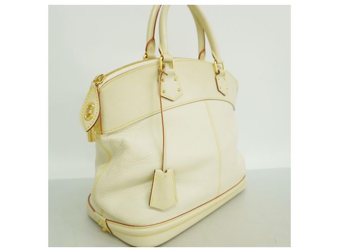 Borsa Lockit MM Suhali di Louis Vuitton Bianco - vista 2