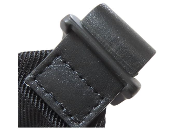 Mochila con logo Jimmy Choo en nylon negro - vista 12