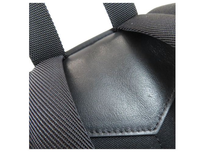 Mochila con logo Jimmy Choo en nylon negro - vista 8
