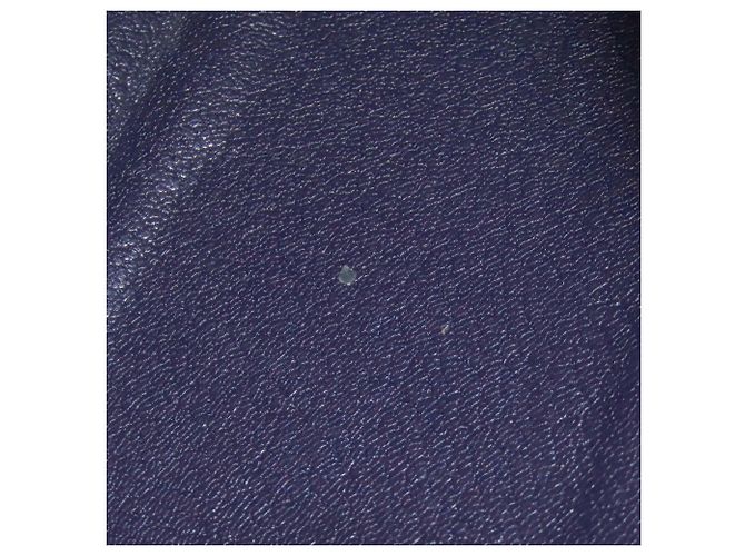 Miu Miu blaue Leder-Tote - Ansicht 10