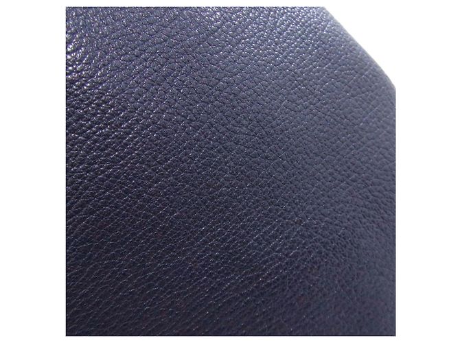 Miu Miu blaue Leder-Tote - Ansicht 15